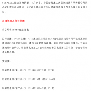 共763套！西藏扎布耶源网荷储一体化综合能源供应项目铠装热电阻竞谈采购 ...